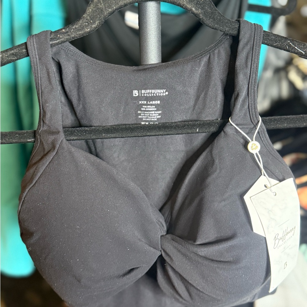 Buffbunny  Nubre Twisted  Curve sports bra - Onyx black